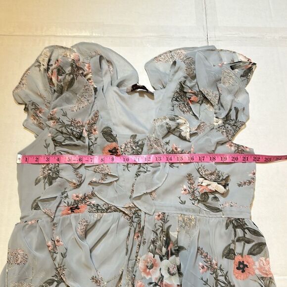 JessaKae collection women’s floral tiered with drawstring size L - Picture 10 of 11